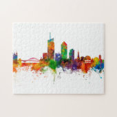 Lyon France Skyline Legpuzzel (Horizontaal)