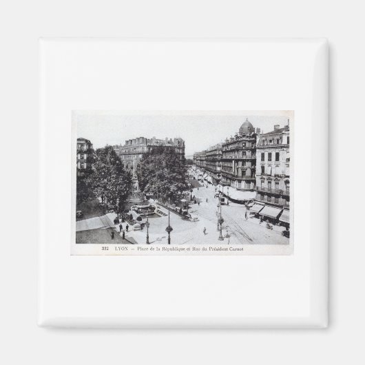 Lyon, Frankrijk 1910 Magneet (Voorkant)