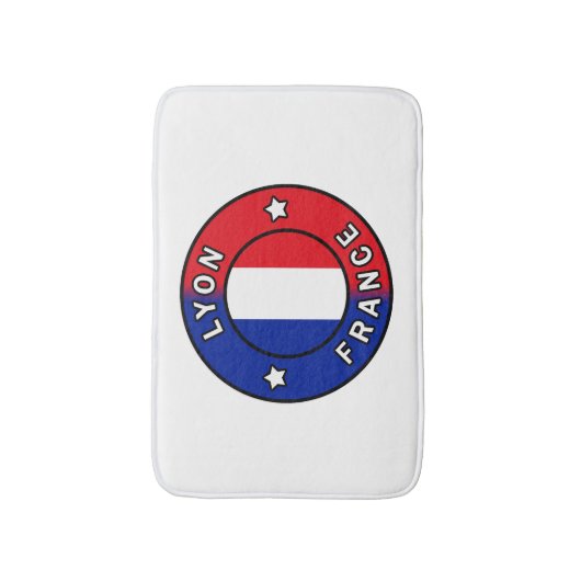 Lyon Frankrijk Badmat (Voorkant Verticaal)