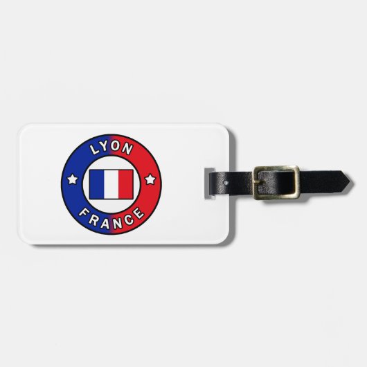 Lyon Frankrijk Bagagelabel (Voorkant horizontaal)