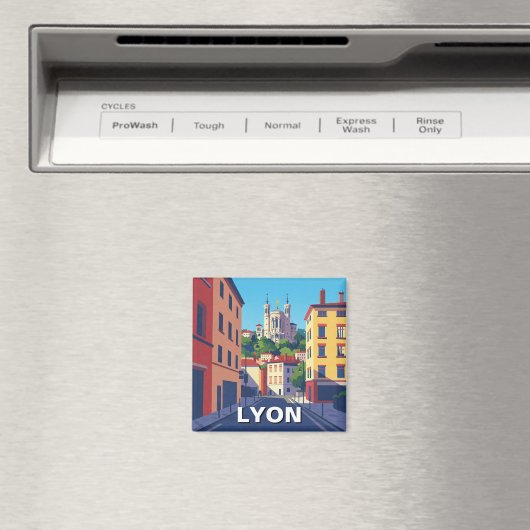 Lyon Frankrijk Basilica Reizen Abstract Magneet (Insitu (Vaatwasser))