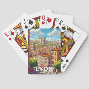 Lyon Frankrijk Basiliek Reizen Pokerkaarten