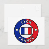 Lyon Frankrijk Briefkaart (Voorkant / Achterkant)