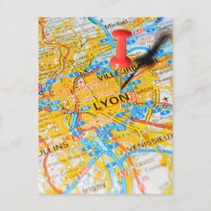 Lyon, Frankrijk Briefkaart