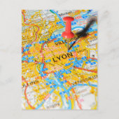Lyon, Frankrijk Briefkaart (Voorkant)