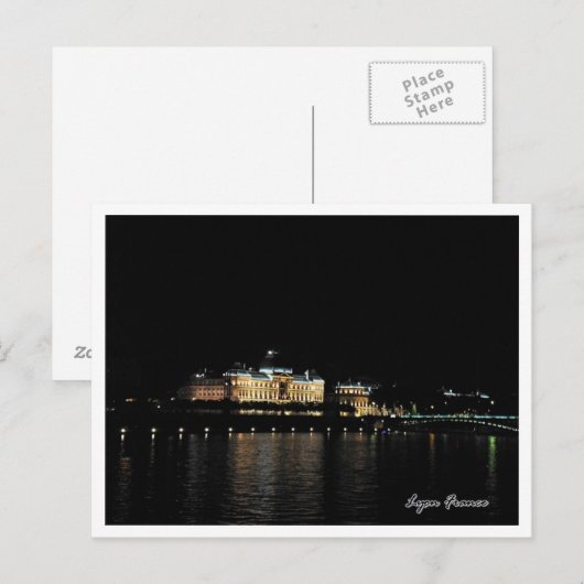 Lyon Frankrijk Briefkaart (Voorkant / Achterkant)