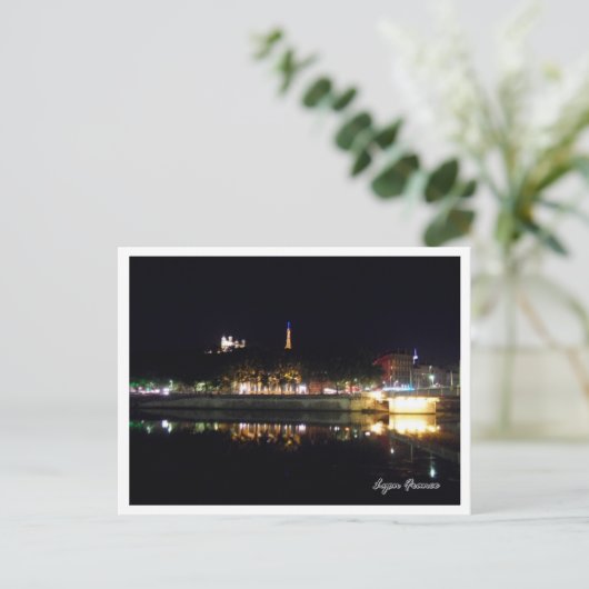 Lyon Frankrijk Briefkaart (Staand voorkant)