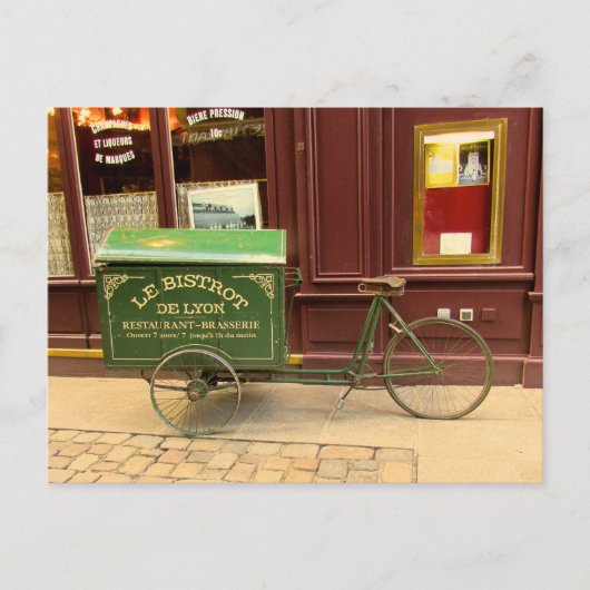 Lyon, Frankrijk Briefkaart. Fietsprogramma's, kobb Briefkaart (Voorkant)