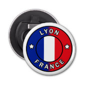 Lyon Frankrijk Button Flesopener (Voorkant)