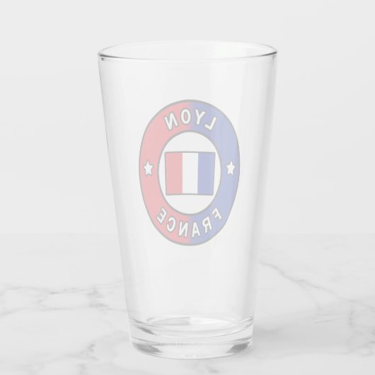 Lyon Frankrijk Glas (Achterkant)