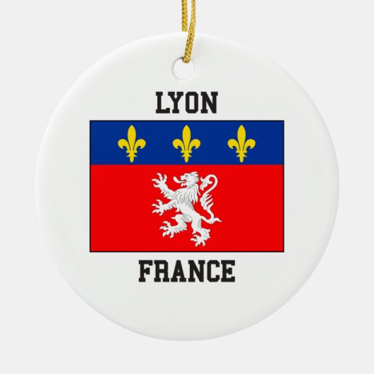 Lyon Frankrijk Keramisch Ornament (Voorkant)
