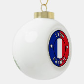 Lyon Frankrijk Keramische Bal Ornament (Links)