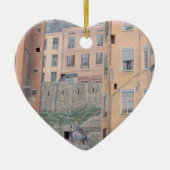 Lyon, Frankrijk - kerstboomversiering Keramisch Ornament (Voorkant)