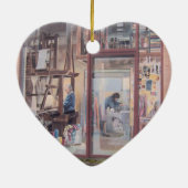 Lyon, Frankrijk - kerstboomversiering Keramisch Ornament (Achterkant)