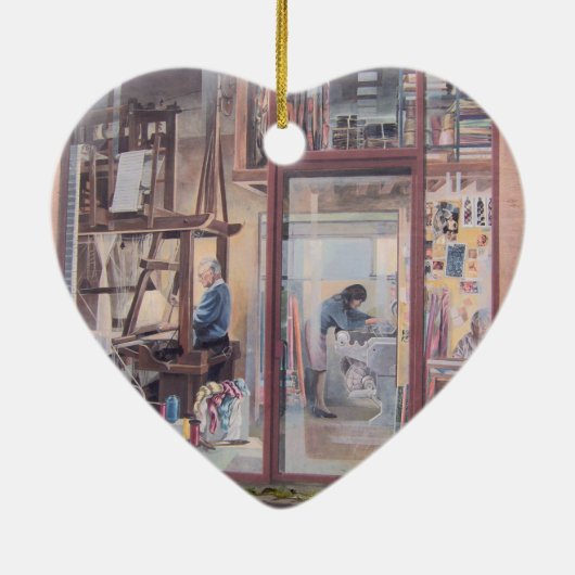 Lyon, Frankrijk - kerstboomversiering Keramisch Ornament (Achterkant)