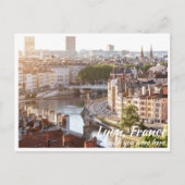 Lyon Frankrijk met Briefkaart (Voorkant)