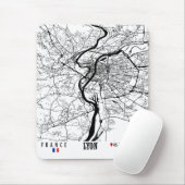 Lyon, Frankrijk Muismat (Met muis)