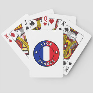 Lyon Frankrijk Pokerkaarten