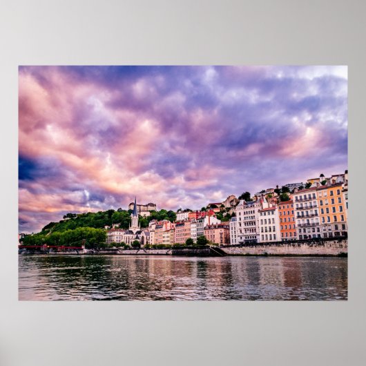 Lyon Frankrijk Poster (Voorkant)