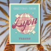 Lyon Frankrijk Retro  Partij Briefkaart