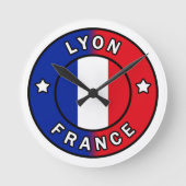 Lyon Frankrijk Ronde Klok (Voorkant)