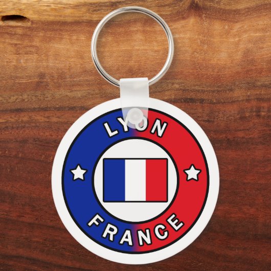 Lyon Frankrijk Sleutelhanger (Voorkant)