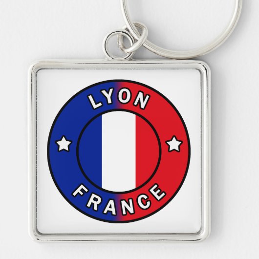 Lyon Frankrijk Sleutelhanger (Voorkant)