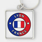 Lyon Frankrijk Sleutelhanger (Voorkant)