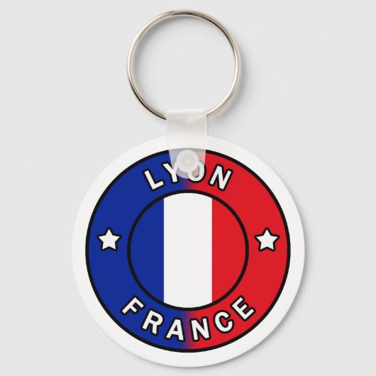 Lyon Frankrijk Sleutelhanger (Voorkant)