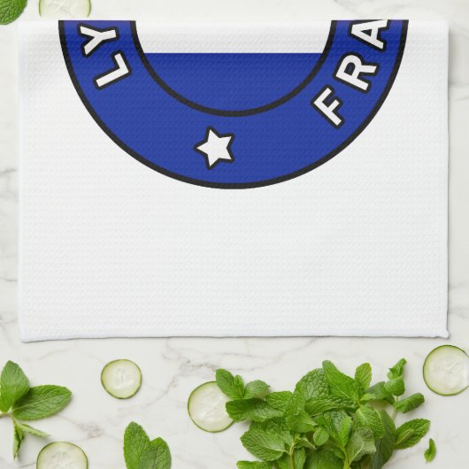 Lyon Frankrijk Theedoek (Gevouwen)