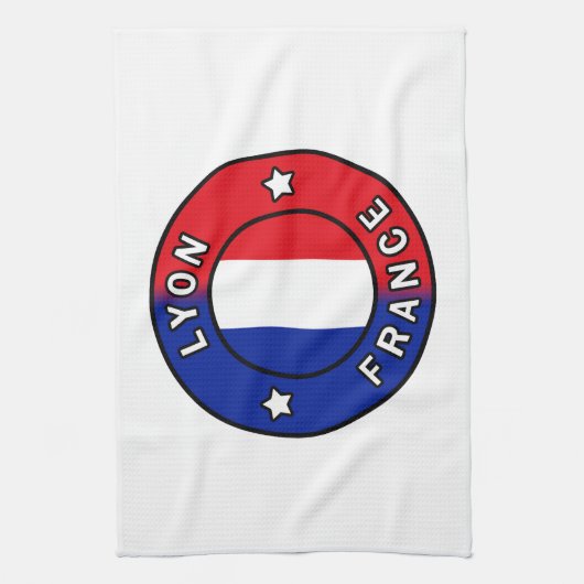 Lyon Frankrijk Theedoek (Verticaal)