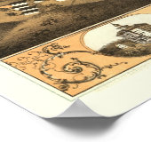 Lyon, IA Panorama Map - 1868 Poster (Hoek)