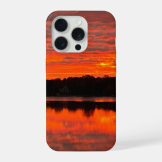 Lyon Lake Zonsopgang Michigan Phonehoesje iPhone 15 Pro Case