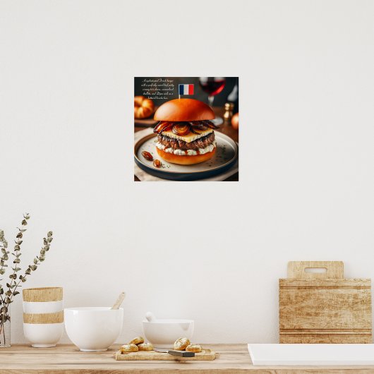 Lyon Luxe Burger Poster (Keuken)
