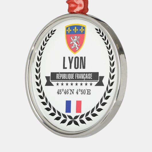 Lyon Metalen Ornament (Links)