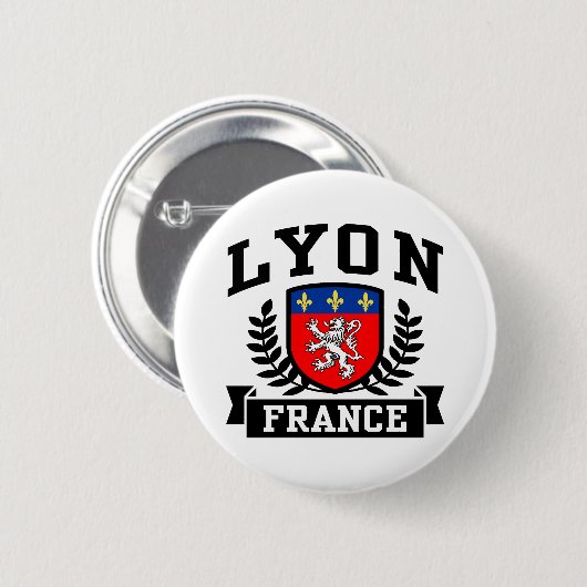 Lyon Ronde Button 5,7 Cm (Voorkant /achterkant)