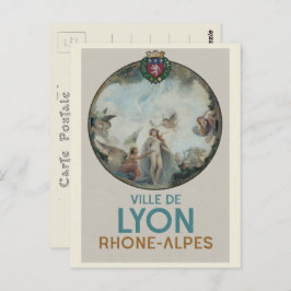 Lyon  schilderij Frankrijk Briefkaart