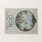 Lyon  schilderij Frankrijk Poster Legpuzzel (Horizontaal)