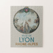 Lyon  schilderij Frankrijk Poster Legpuzzel (Verticaal)