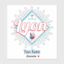 Lyon stad Frankrijk retro roster  souvenir