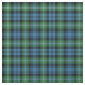 Lyon Tartan Patroon Blauw en Groen Iers Plaid Stof (Swatch)