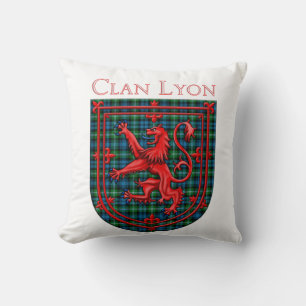 Lyon Tartan Scottish Play Lion Rampant Kussen