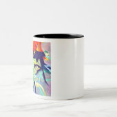 Lyonel Feininger Bicycle Race Tweekleurige Koffiemok (Center)