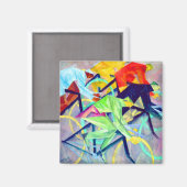 Lyonel Feininger Wielrennen Magneet (Voorkant / Achterkant)
