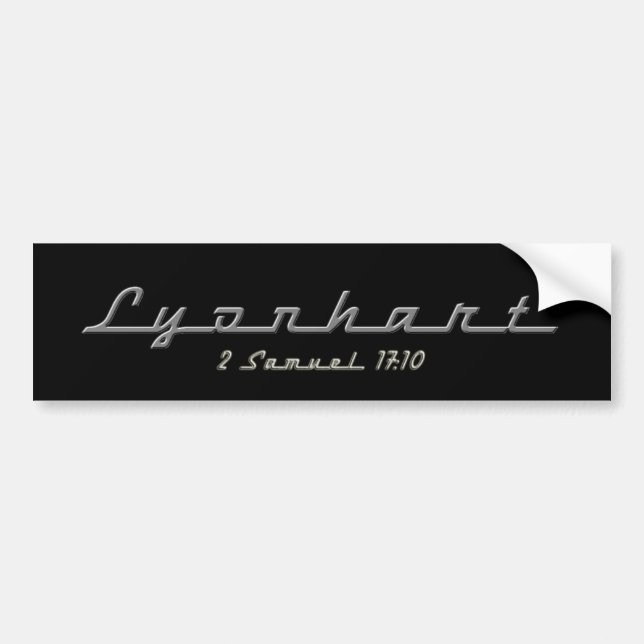 Lyonhart Bumpersticker (Voorkant)