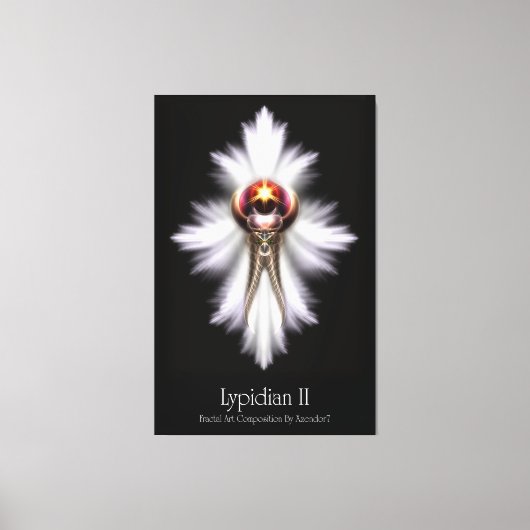 Lypidian II Fractal Art M2 Canvas Afdrukken (Voorkant)