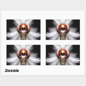 Lypidian II Fractal Art Rechthoekige Sticker (Vel)