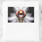 Lypidian II Fractal Art Rechthoekige Sticker (Tas)
