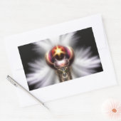 Lypidian II Fractal Art Rechthoekige Sticker (Envelop)