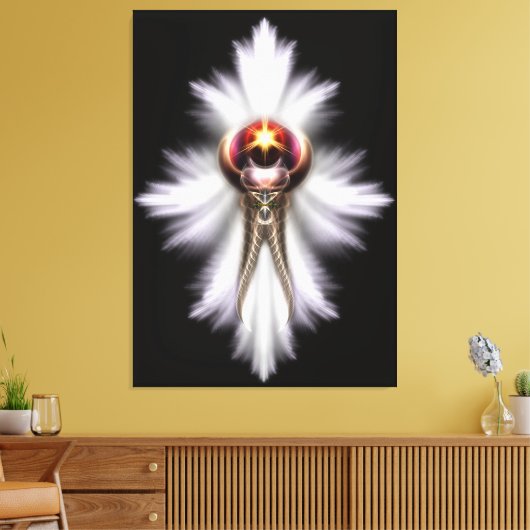 Lypidian II Fractal Art Wrapped Canvas Print (Insitu (Woonkamer))